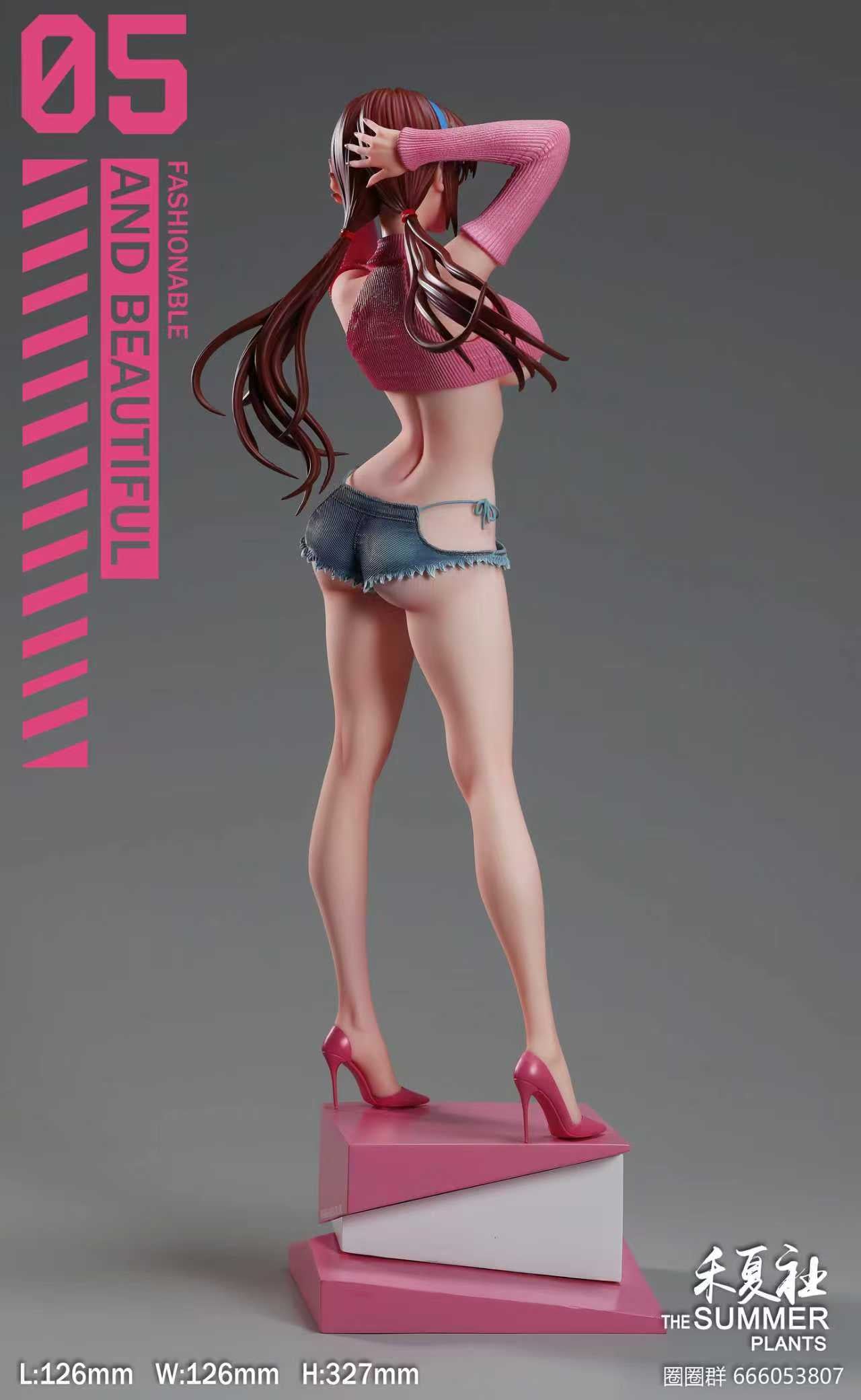Neon Genesis Evangelion The Summer Plants Studio Mari Makinami Illustrious Resin Statue (PayPal Fees and Shipping Costs Included)