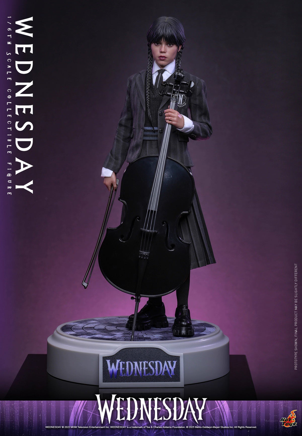Netflix Series Wednesday Hot Toys Nevermore Academy Outfit Wednesday TMS135 Licensed Action Figure