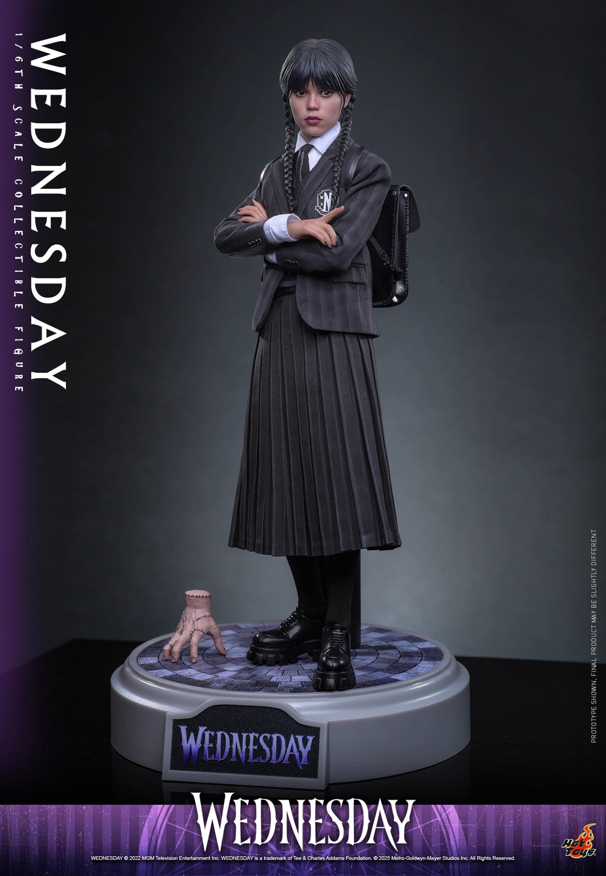 Netflix Series Wednesday Hot Toys Nevermore Academy Outfit Wednesday TMS135 Licensed Action Figure