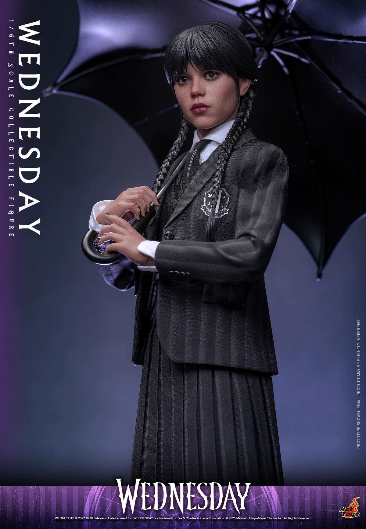 Netflix Series Wednesday Hot Toys Nevermore Academy Outfit Wednesday TMS135 Licensed Action Figure