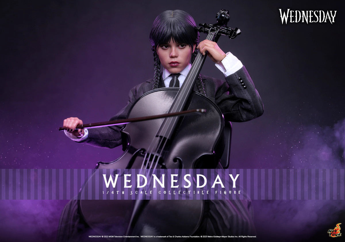 Netflix Series Wednesday Hot Toys Nevermore Academy Outfit Wednesday TMS135 Licensed Action Figure