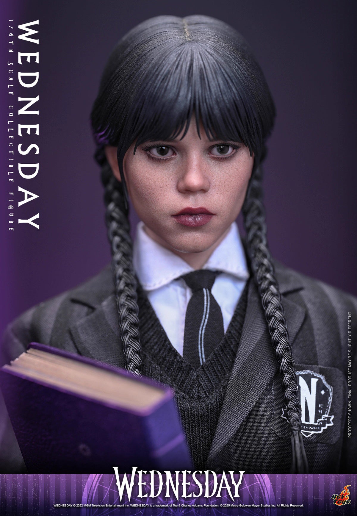 Netflix Series Wednesday Hot Toys Nevermore Academy Outfit Wednesday TMS135 Licensed Action Figure