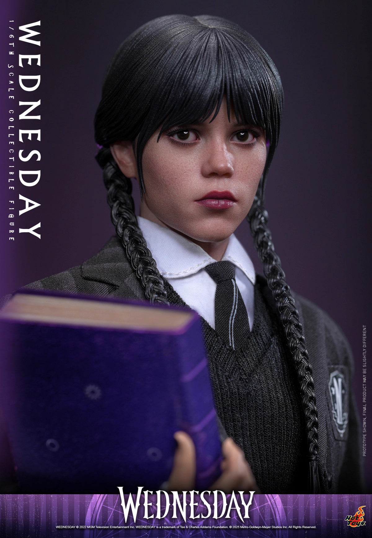 Netflix Series Wednesday Hot Toys Nevermore Academy Outfit Wednesday TMS135 Licensed Action Figure