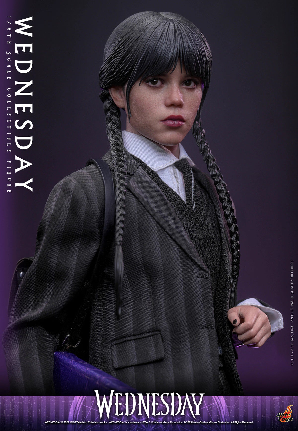 Netflix Series Wednesday Hot Toys Nevermore Academy Outfit Wednesday TMS135 Licensed Action Figure