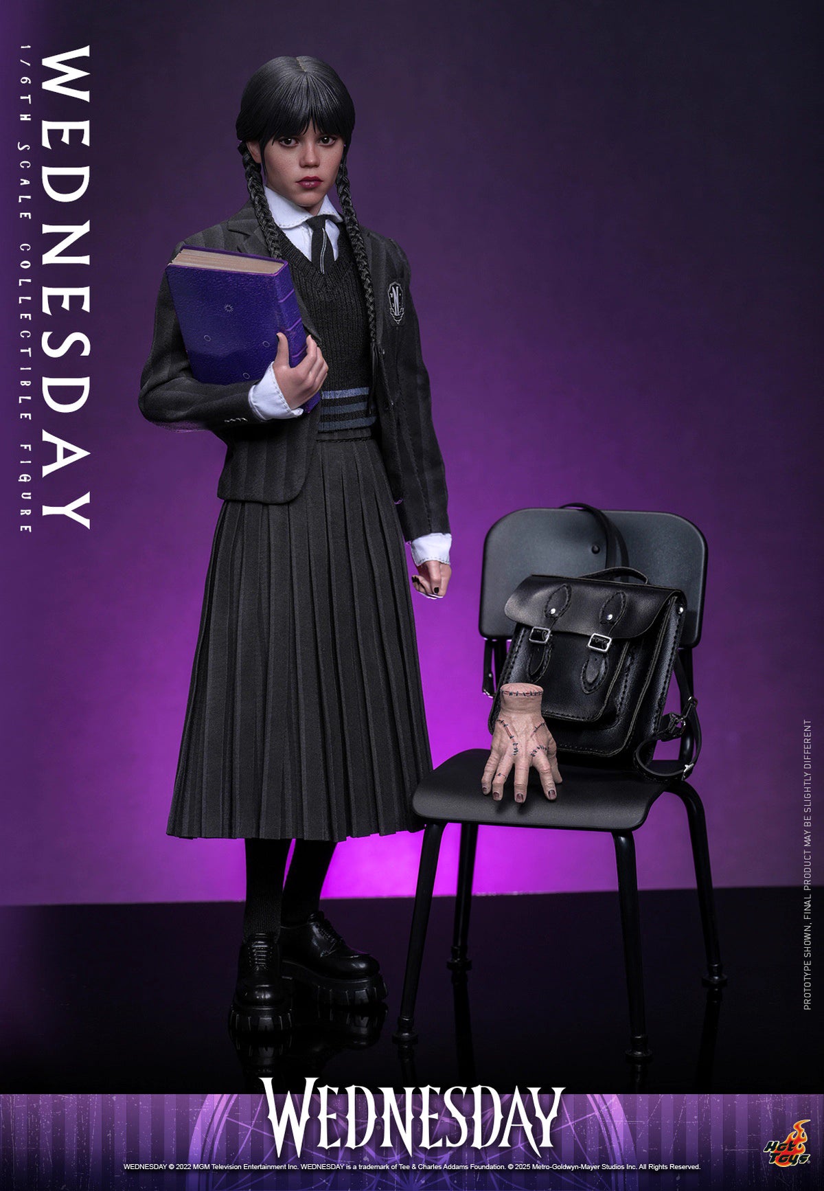 Netflix Series Wednesday Hot Toys Nevermore Academy Outfit Wednesday TMS135 Licensed Action Figure