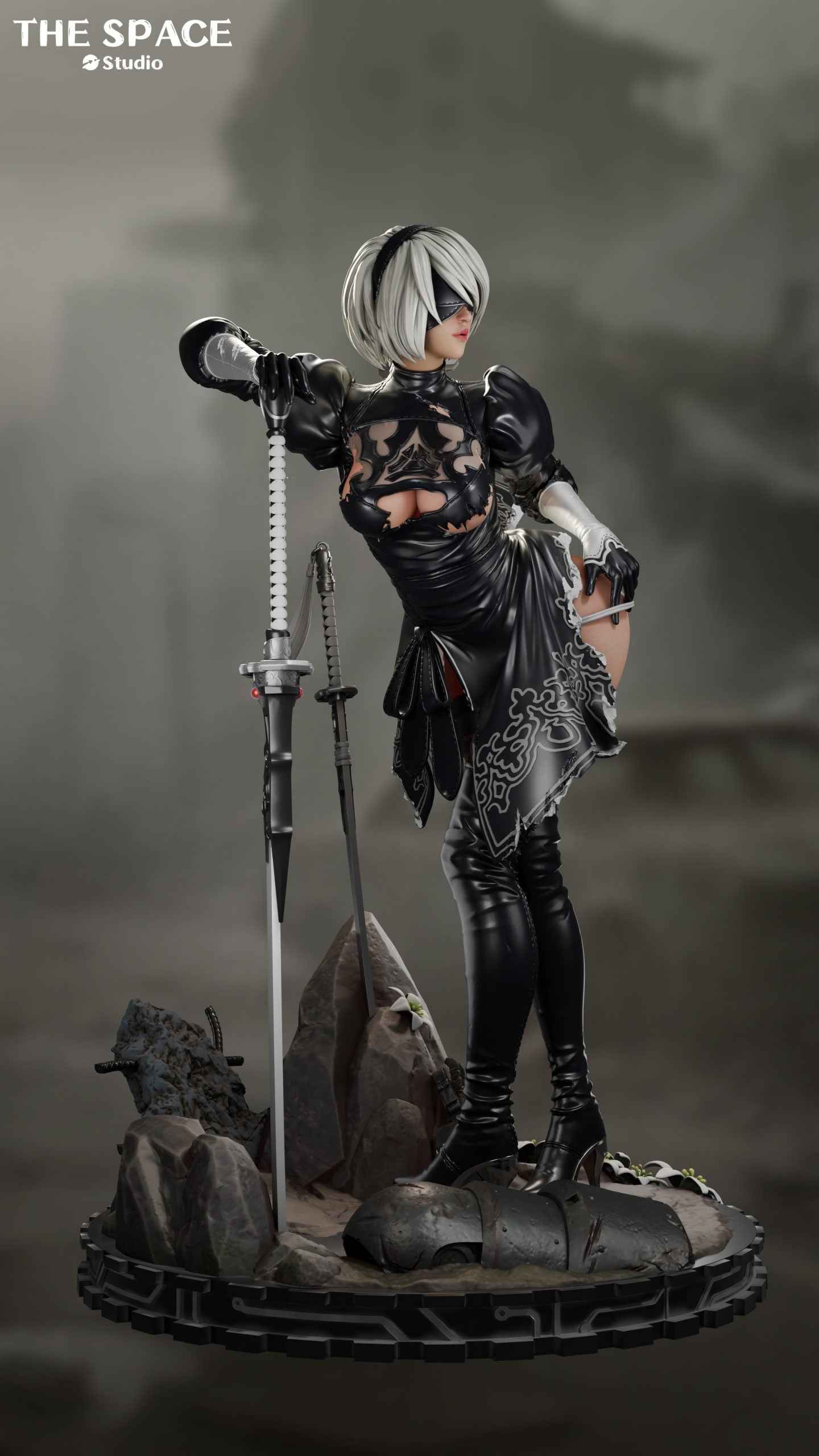 NieR: Automata The Space Studio YoRHa No. 2 Type B 2B Resin Statue