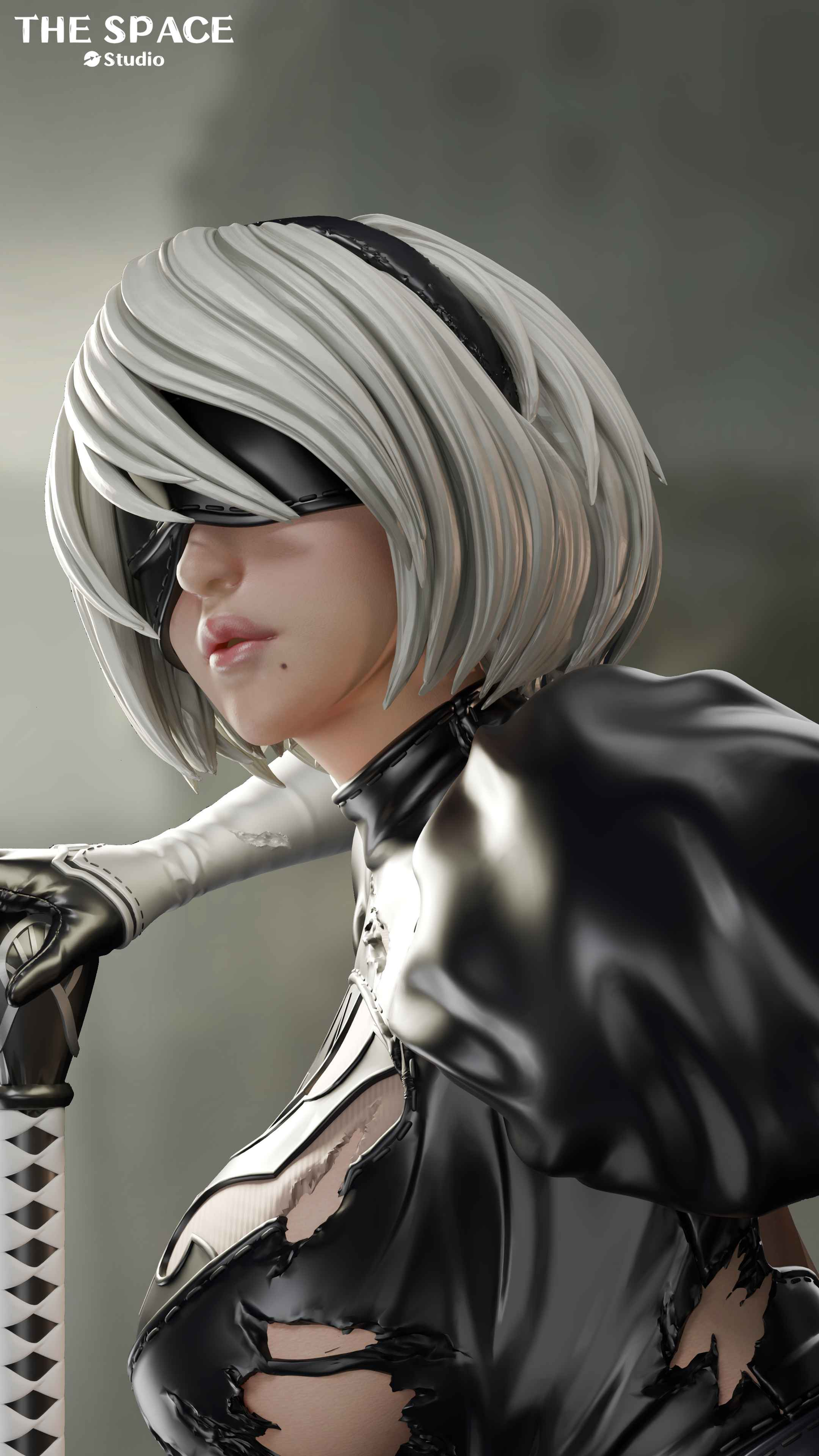 NieR: Automata The Space Studio YoRHa No. 2 Type B 2B Resin Statue