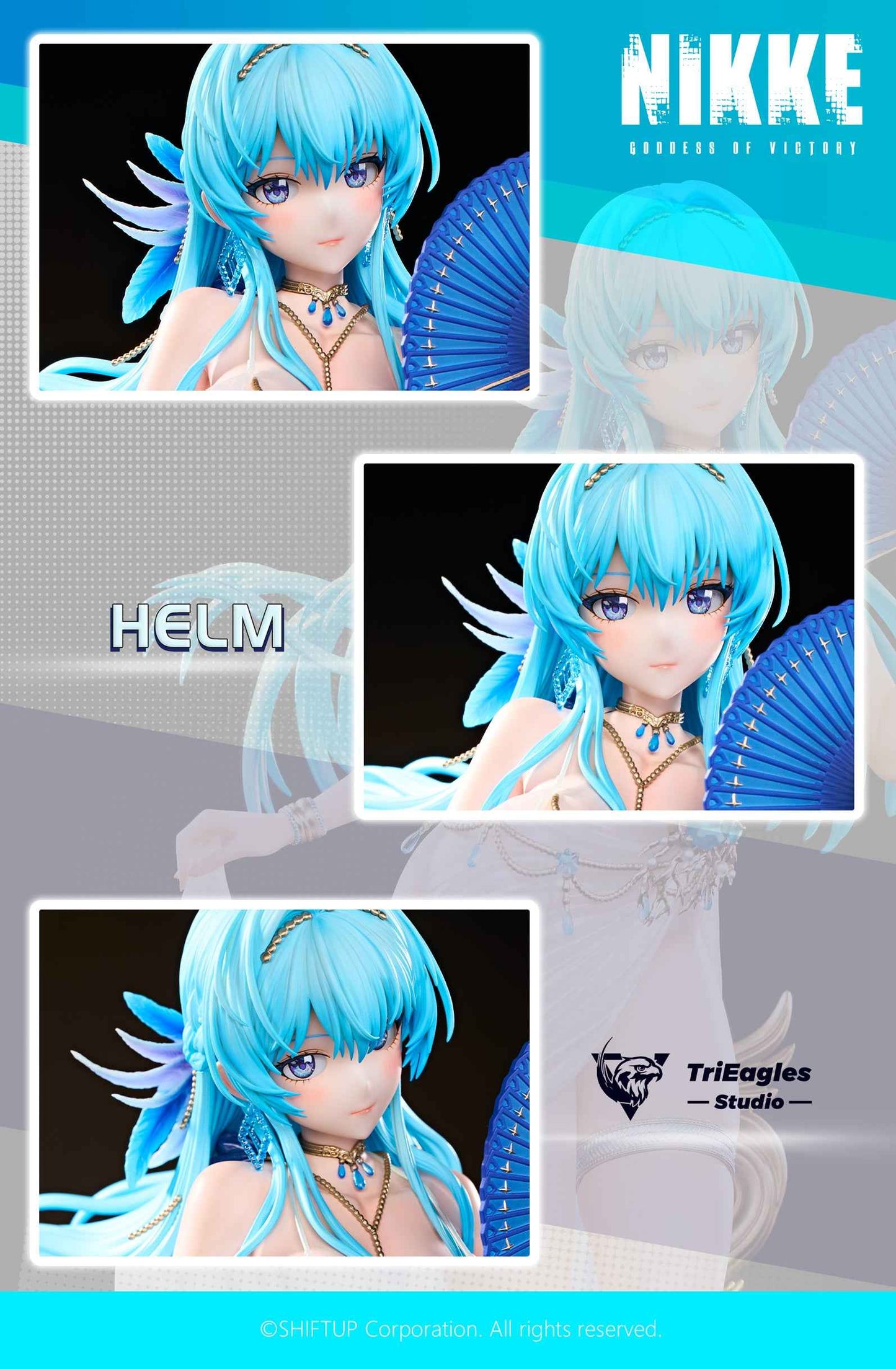 Nikke: Goddess of Victory ~ TriEagles Studio ~ Helm ~ Licensed Resin Statue - Santoryu Resins Collectors
