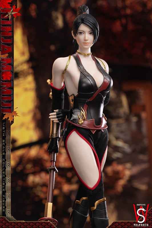 Ninja Gaide SWTOYS Studio Ninja Momiji FS076 Black-Red Leaf Action Figure (3rd party)