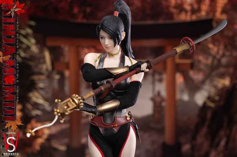 Ninja Gaide SWTOYS Studio Ninja Momiji FS076 Black-Red Leaf Action Figure (3rd party)