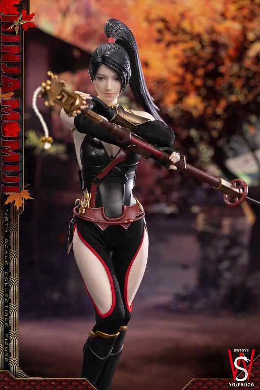 Ninja Gaide SWTOYS Studio Ninja Momiji FS076 Black-Red Leaf Action Figure (3rd party)