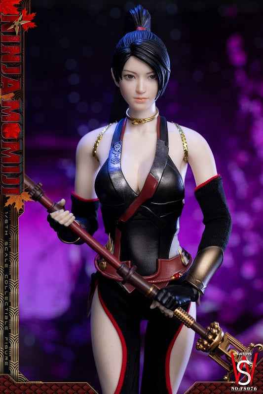 Ninja Gaide SWTOYS Studio Ninja Momiji FS076 Black-Red Leaf Action Figure (3rd party)