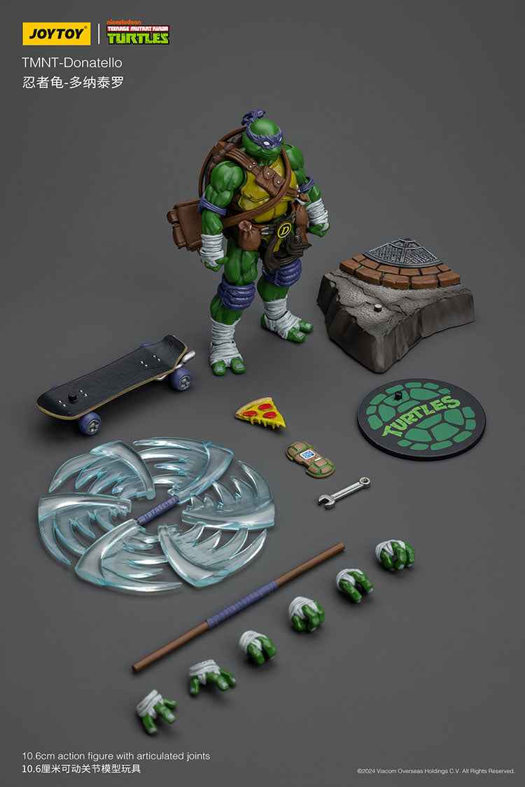 Ninja Turtles JOYTOY Studio Leonardo Michelangelo Raffaello Donatello Licensed Action Figure