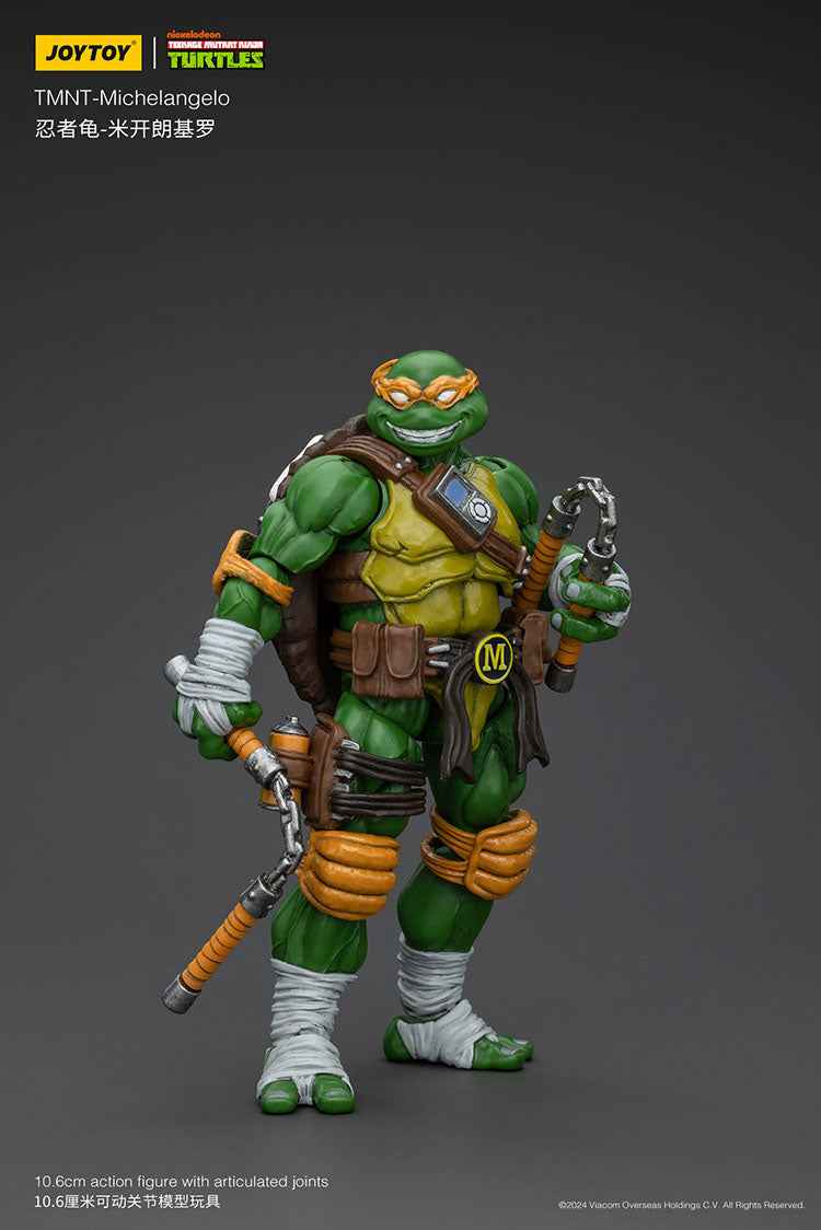 Ninja Turtles JOYTOY Studio Leonardo Michelangelo Raffaello Donatello Licensed Action Figure