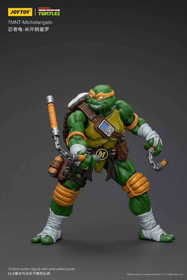 Ninja Turtles JOYTOY Studio Leonardo Michelangelo Raffaello Donatello Licensed Action Figure
