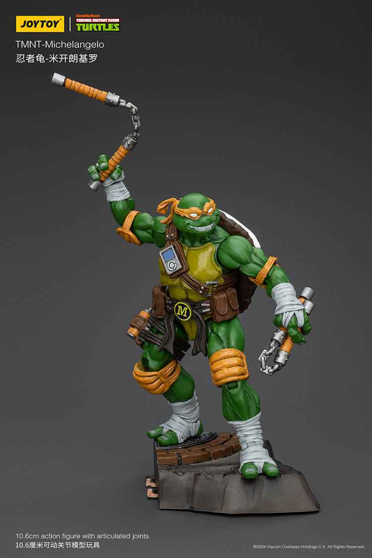 Ninja Turtles JOYTOY Studio Leonardo Michelangelo Raffaello Donatello Licensed Action Figure