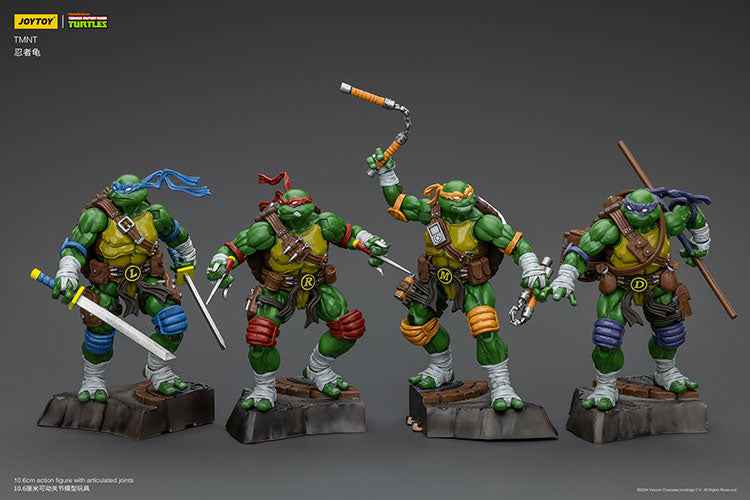 Ninja Turtles JOYTOY Studio Leonardo Michelangelo Raffaello Donatello Licensed Action Figure