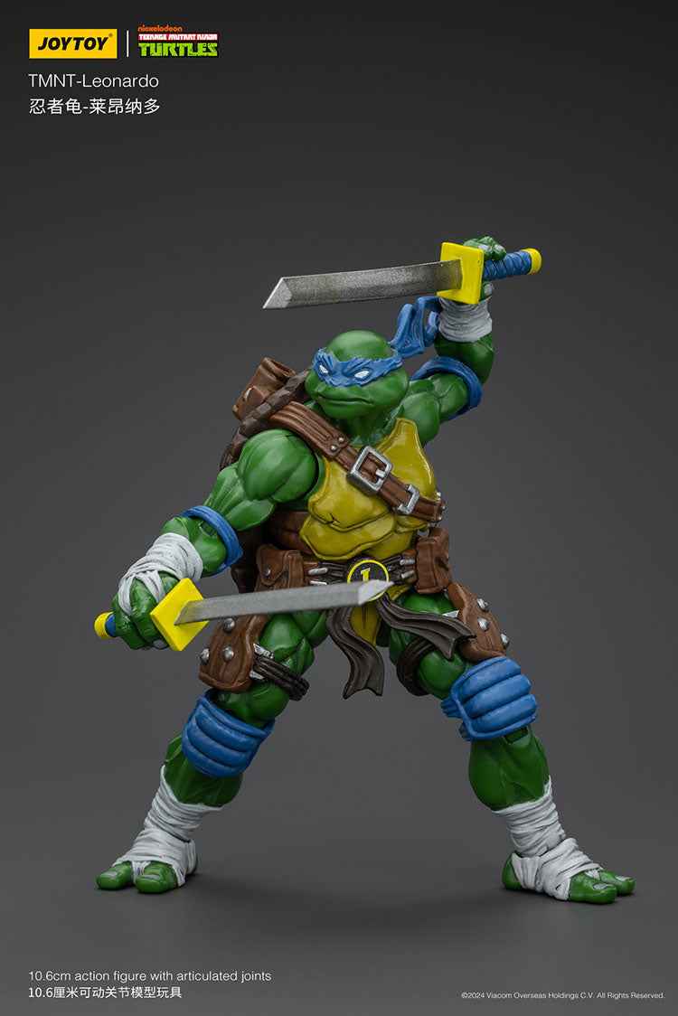 Ninja Turtles JOYTOY Studio Leonardo Michelangelo Raffaello Donatello Licensed Action Figure