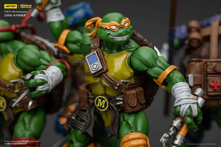 Ninja Turtles JOYTOY Studio Leonardo Michelangelo Raffaello Donatello Licensed Action Figure