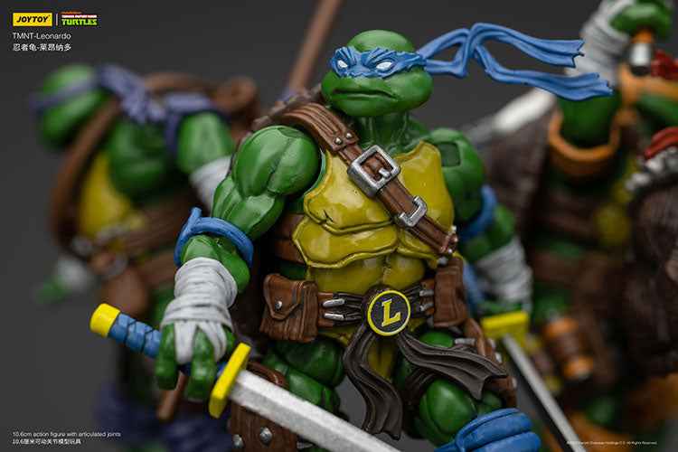 Ninja Turtles JOYTOY Studio Leonardo Michelangelo Raffaello Donatello Licensed Action Figure