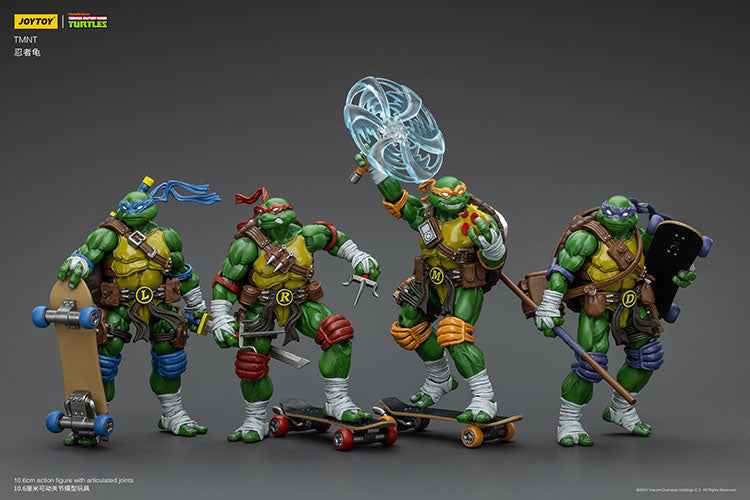 Ninja Turtles JOYTOY Studio Leonardo Michelangelo Raffaello Donatello Licensed Action Figure
