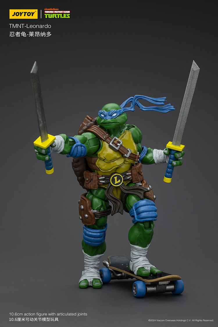 Ninja Turtles JOYTOY Studio Leonardo Michelangelo Raffaello Donatello Licensed Action Figure