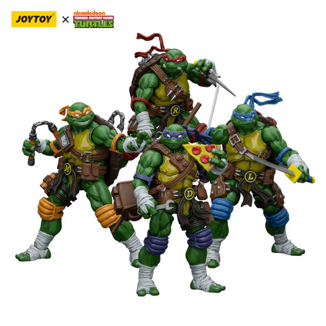Ninja Turtles JOYTOY Studio Leonardo Michelangelo Raffaello Donatello Licensed Action Figure
