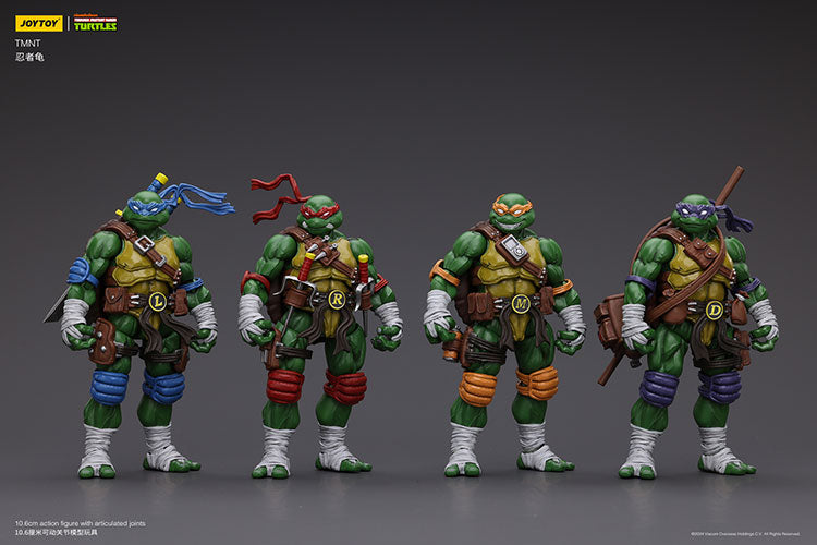 Ninja Turtles JOYTOY Studio Leonardo Michelangelo Raffaello Donatello Licensed Action Figure