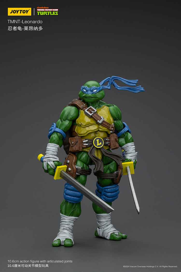 Ninja Turtles JOYTOY Studio Leonardo Michelangelo Raffaello Donatello Licensed Action Figure