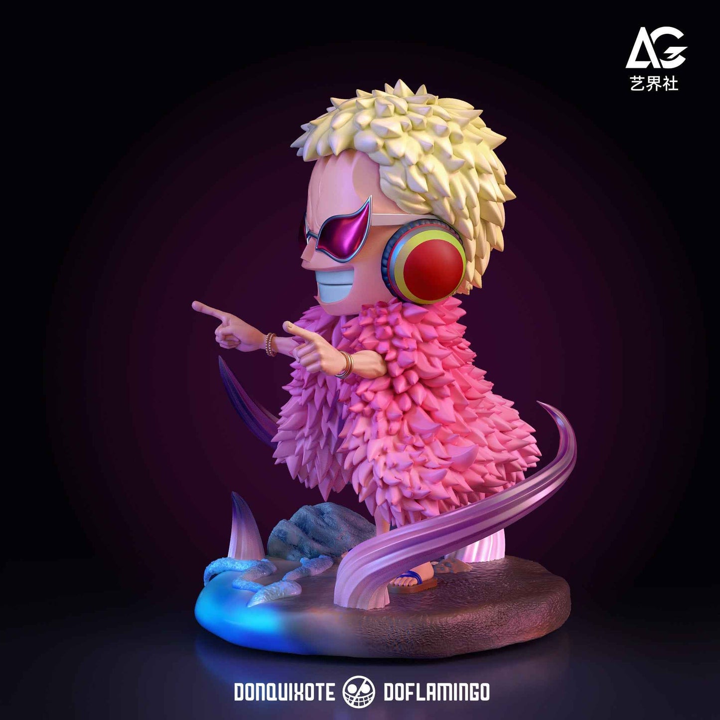 One Piece ~ AGC Studio ~ Donquixote Doflamingo ~ Resin Statue - Santoryu Resins Collectors