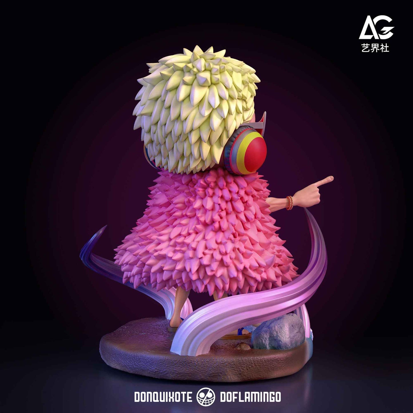 One Piece ~ AGC Studio ~ Donquixote Doflamingo ~ Resin Statue - Santoryu Resins Collectors