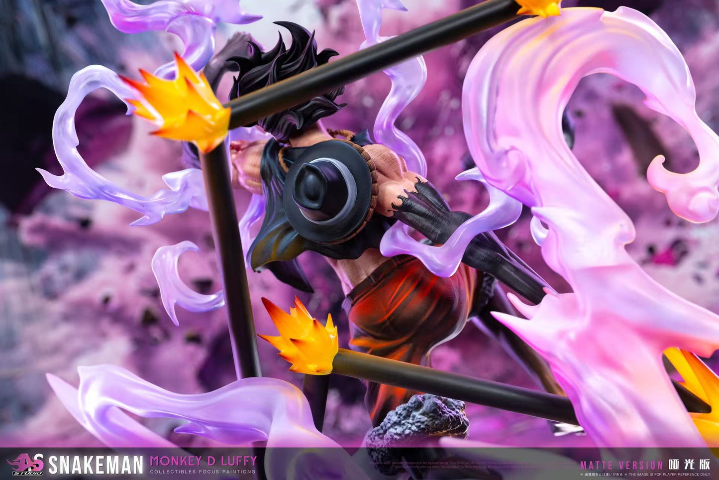 One Piece AS Studio Monkey D. Luffy Gear 4th Snakeman Resin Statue