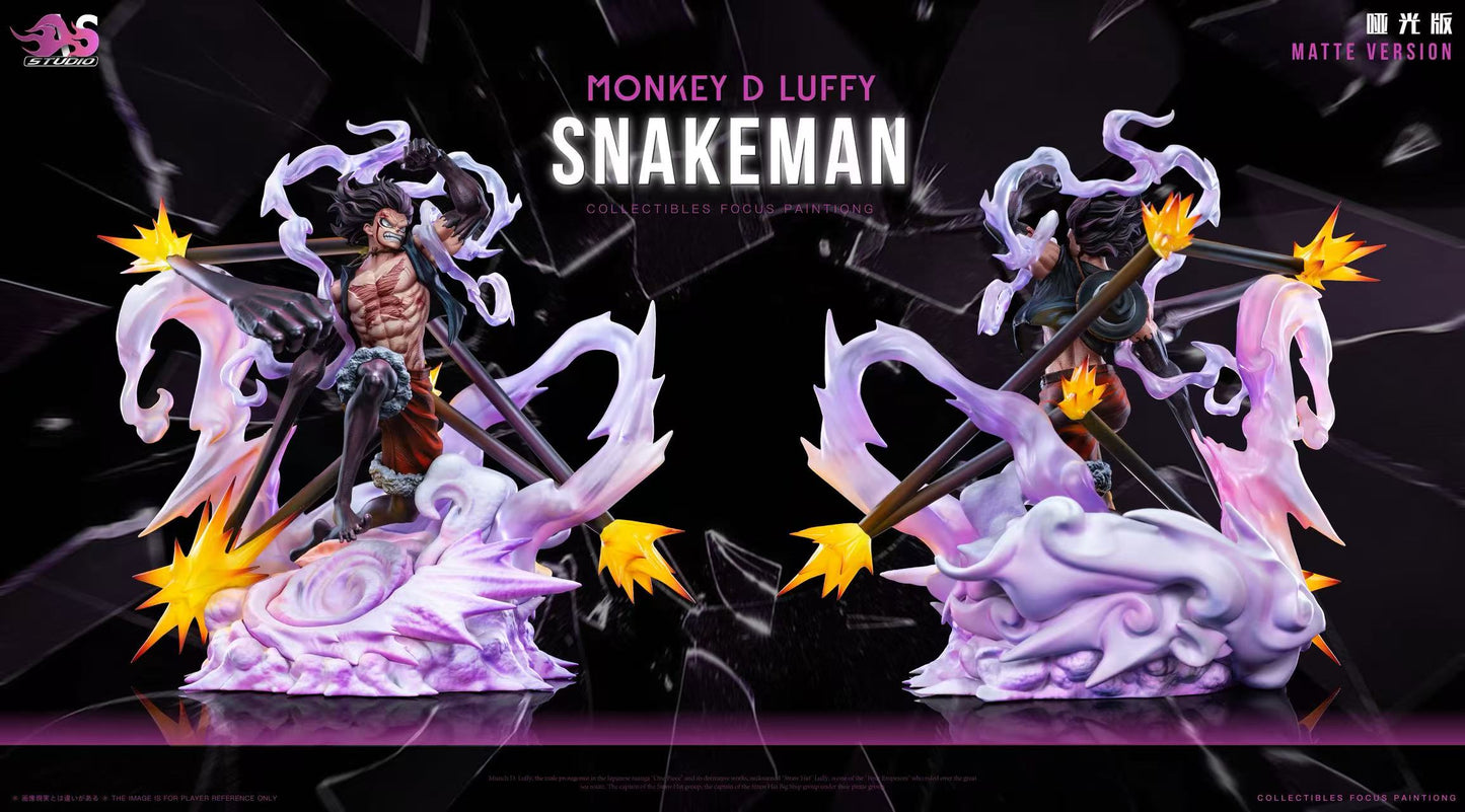 One Piece AS Studio Monkey D. Luffy Gear 4th Snakeman Resin Statue