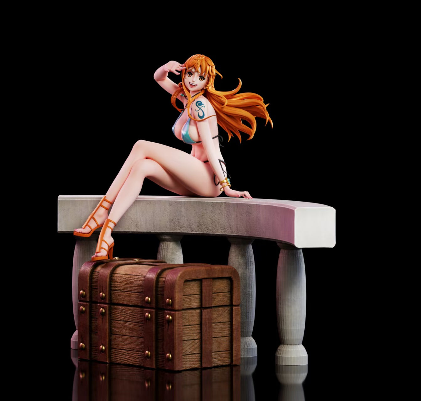 One Piece Aetheria Studio Nami Resin Statue