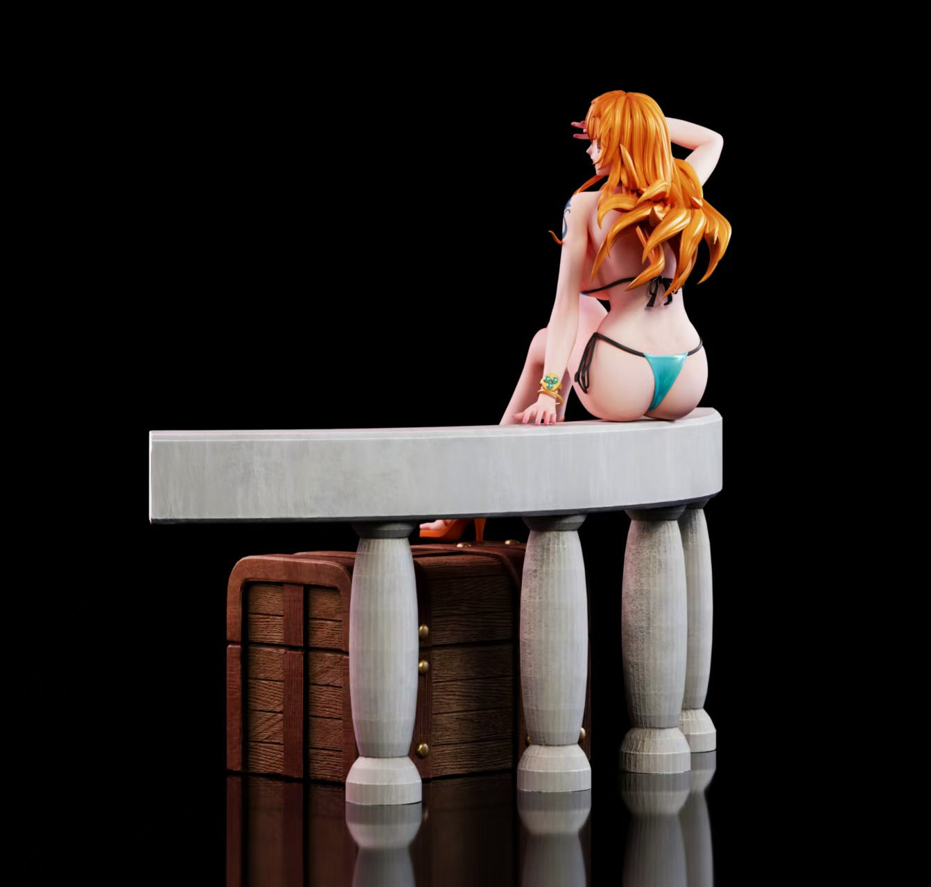One Piece Aetheria Studio Nami Resin Statue