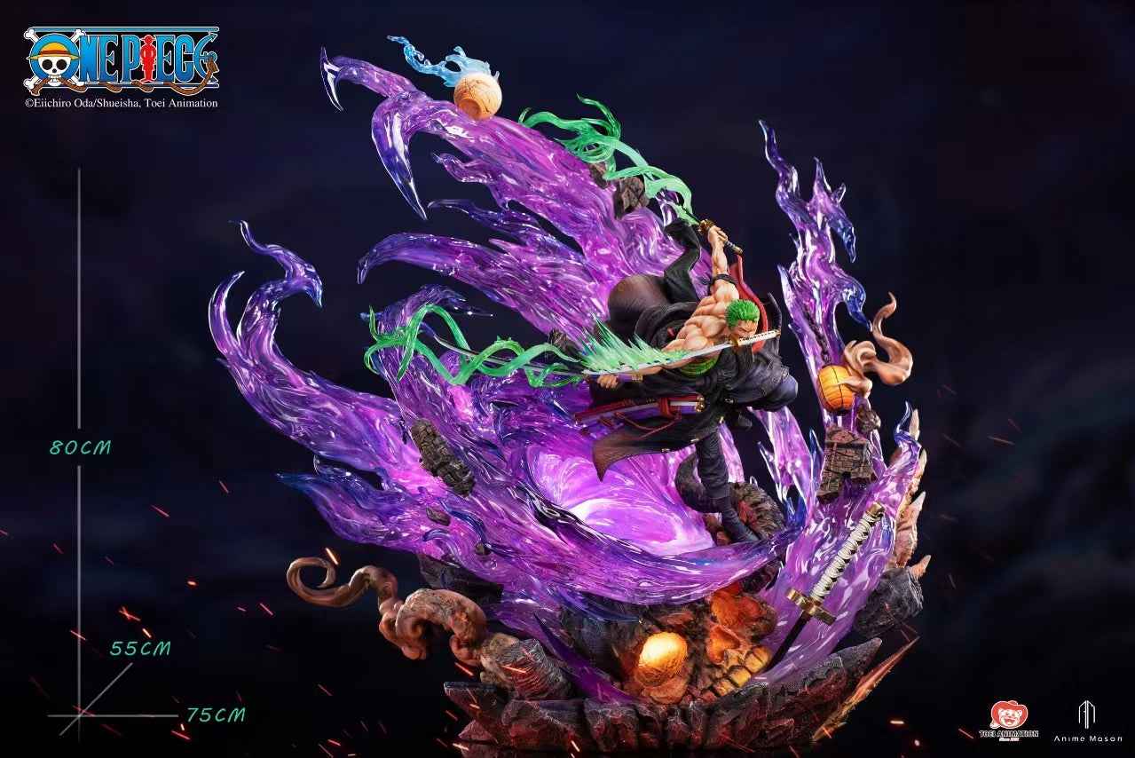 One Piece ~ Anime Mason Art "AMA" Studio ~ Roronoa Zoro ~ Licensed Resin Statue - Santoryu Resins Collectors