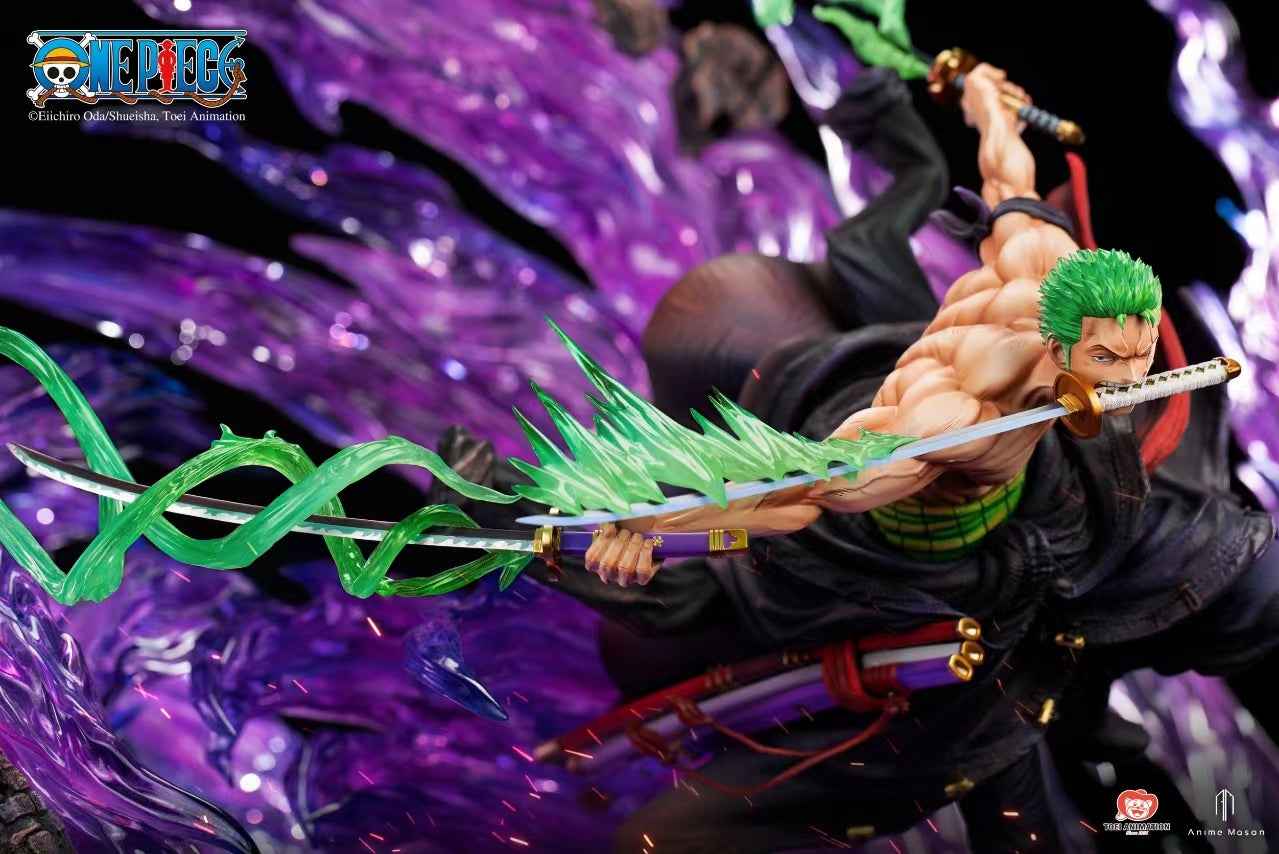 One Piece ~ Anime Mason Art "AMA" Studio ~ Roronoa Zoro ~ Licensed Resin Statue - Santoryu Resins Collectors
