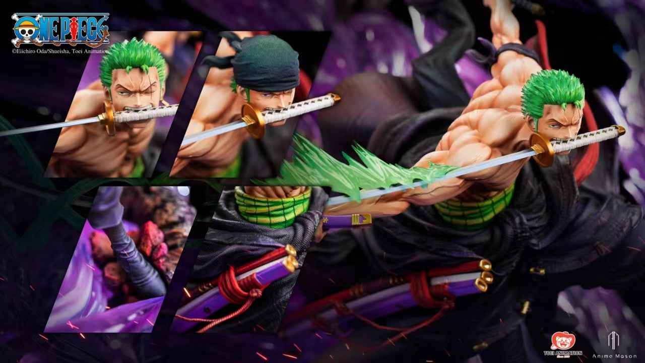One Piece ~ Anime Mason Art "AMA" Studio ~ Roronoa Zoro ~ Licensed Resin Statue - Santoryu Resins Collectors