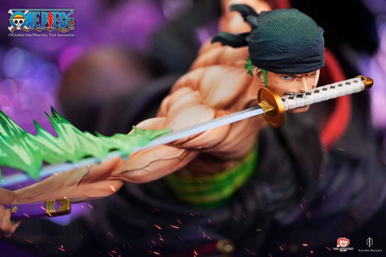 One Piece ~ Anime Mason Art "AMA" Studio ~ Roronoa Zoro ~ Licensed Resin Statue - Santoryu Resins Collectors