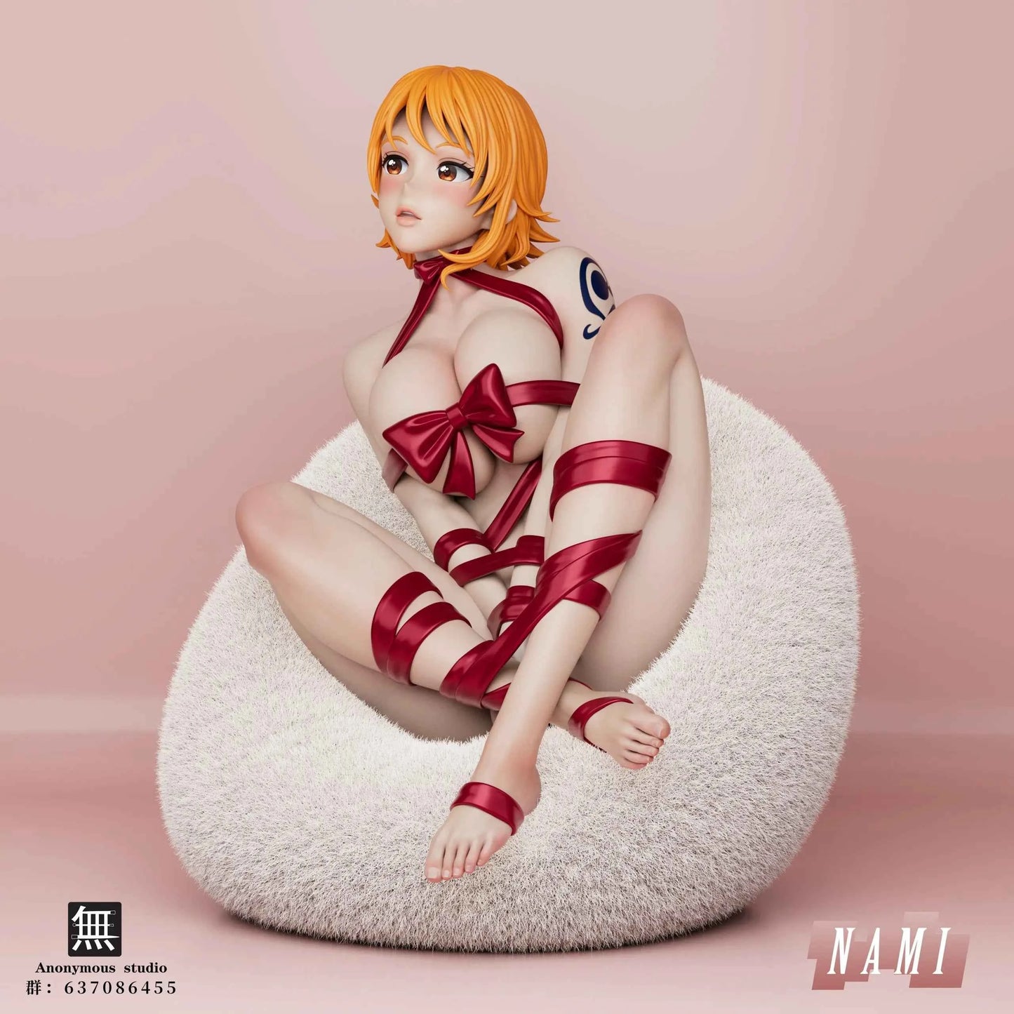 One Piece Anonymous Studio Bound Nami Resin Statue