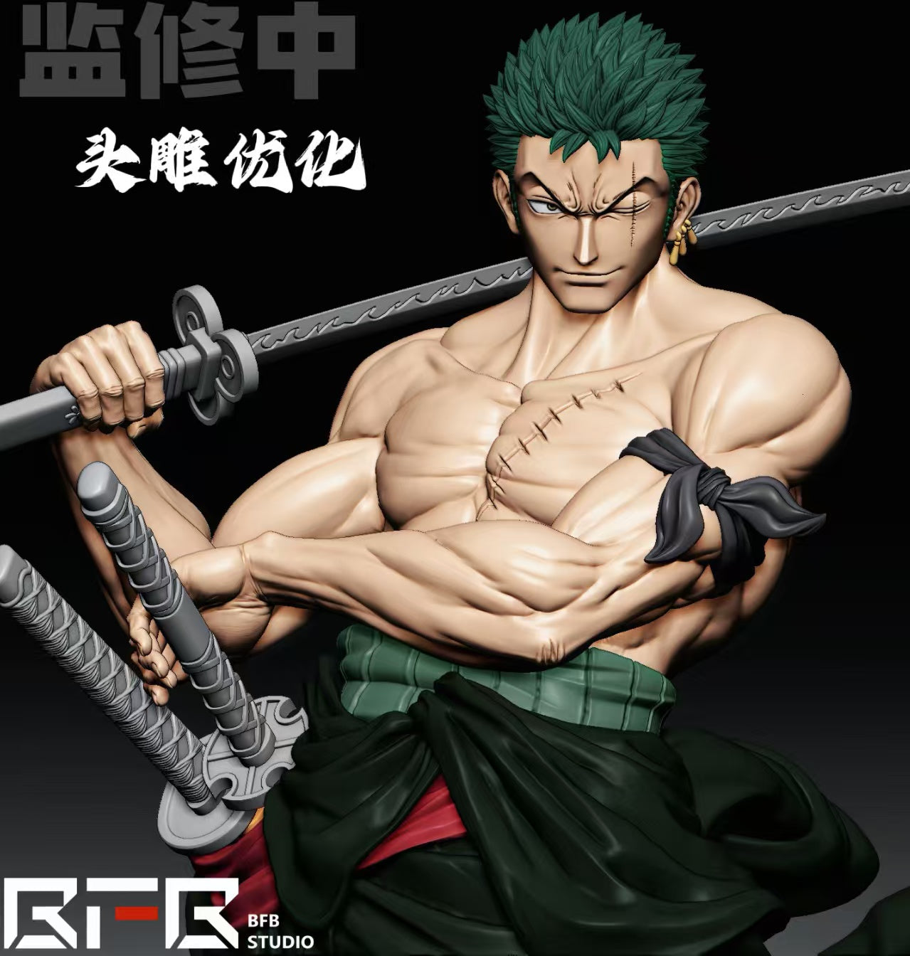 One Piece BFB Studio Roronoa Zoro Resin Statue