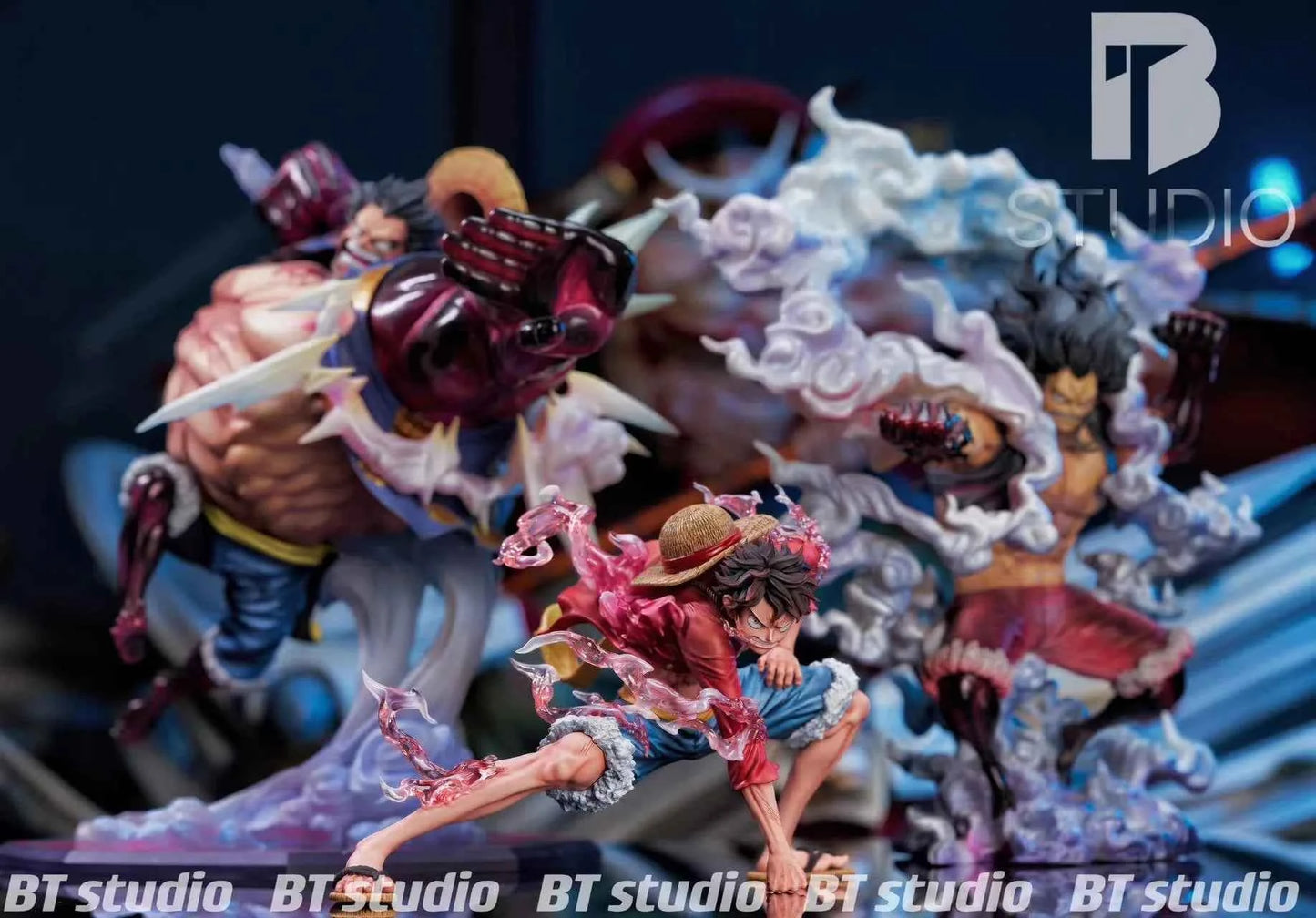 One Piece ~ BT Studio ~ Luffy Gear 2 ~ Resin Statue - Santoryu Resins Collectors