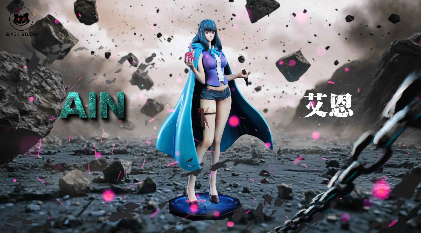 One Piece Black Studio Bins & Ain Resin Statue