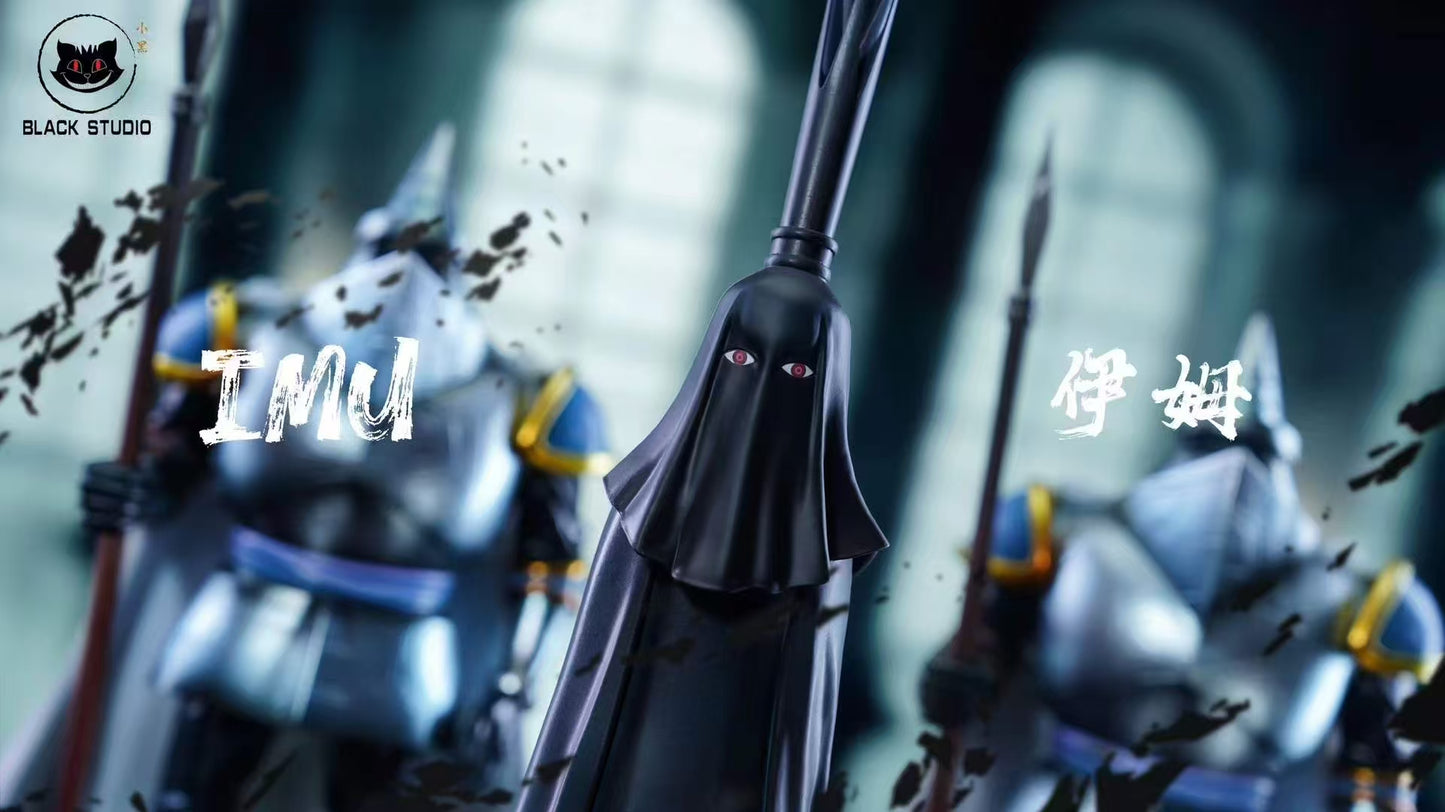 One Piece Black Studio Imu & Soldiers Resin Statue