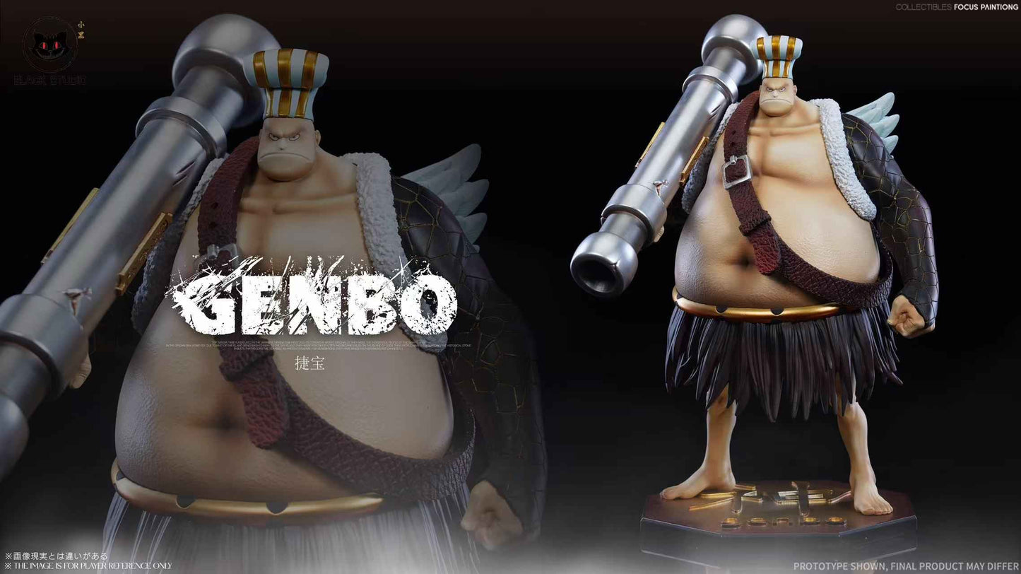One Piece Black Studio Raki & Braham & Kamakiri & Genbo Resin Statue
