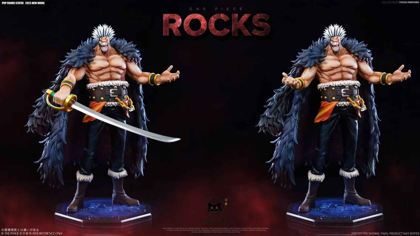 One Piece Black Studio Rocks D. Xebec Resin Statue