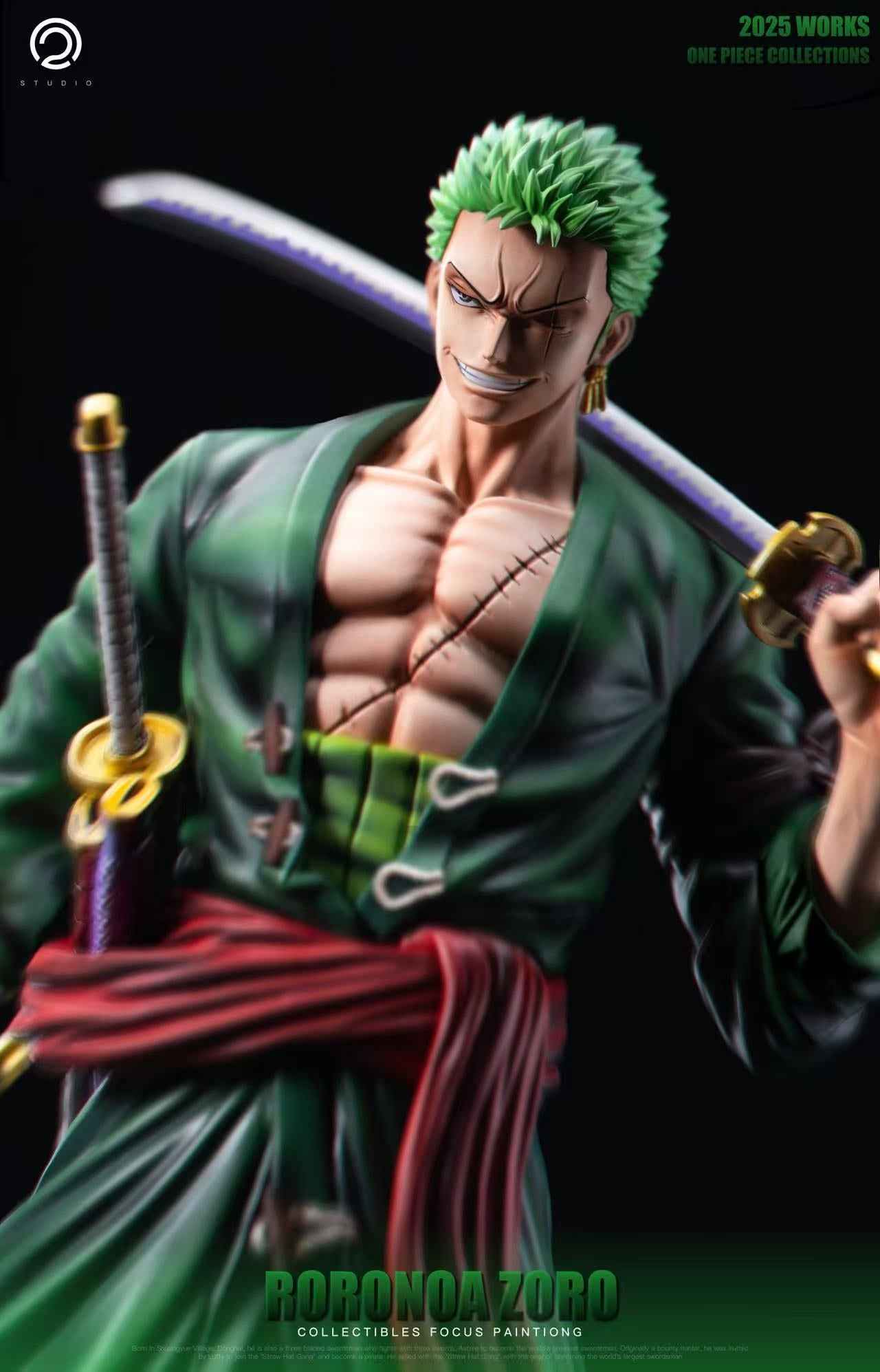 One Piece C2 Studio Roronoa Zoro Resin Statue
