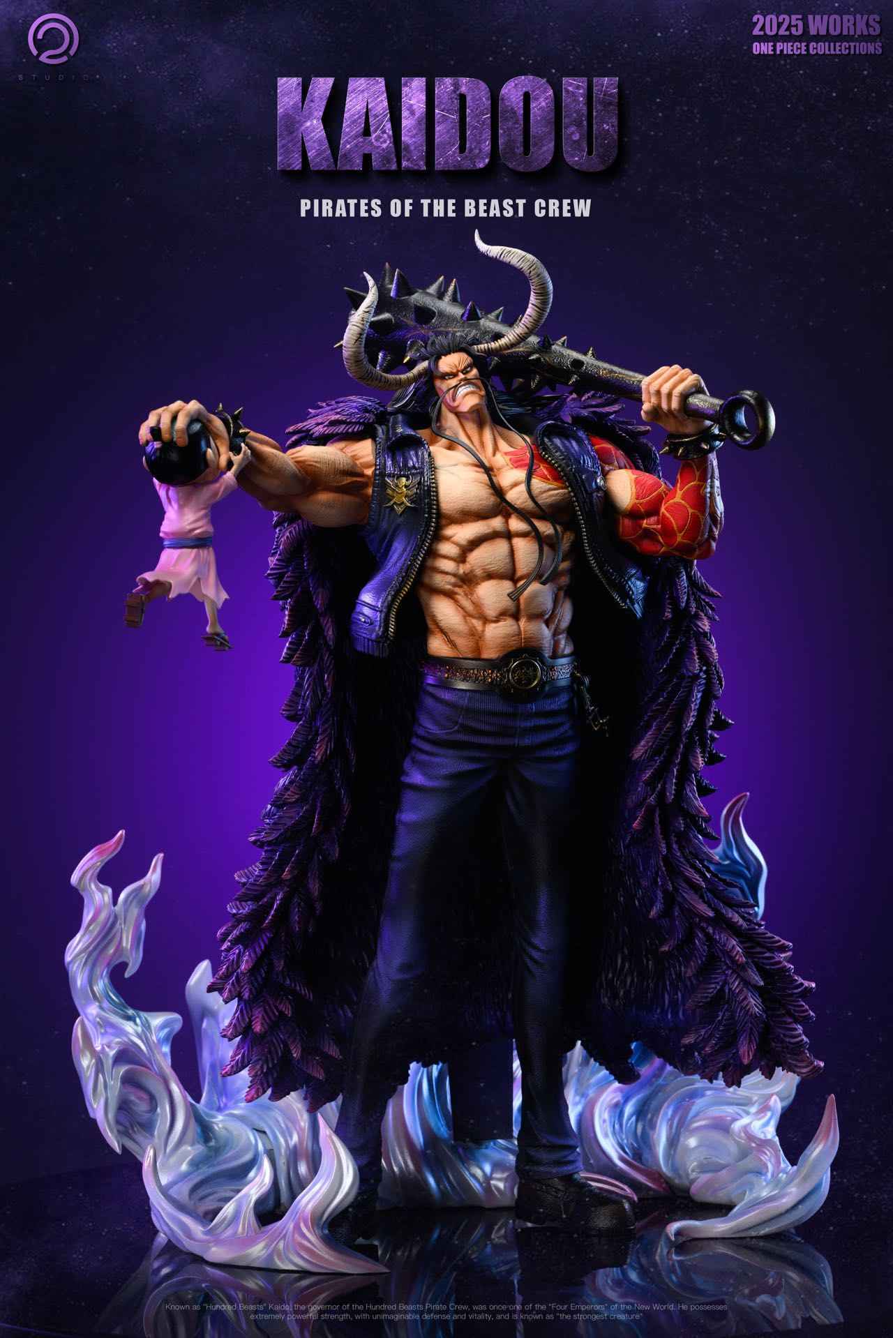 One Piece C2 Studio Young Kaido Resin Statue