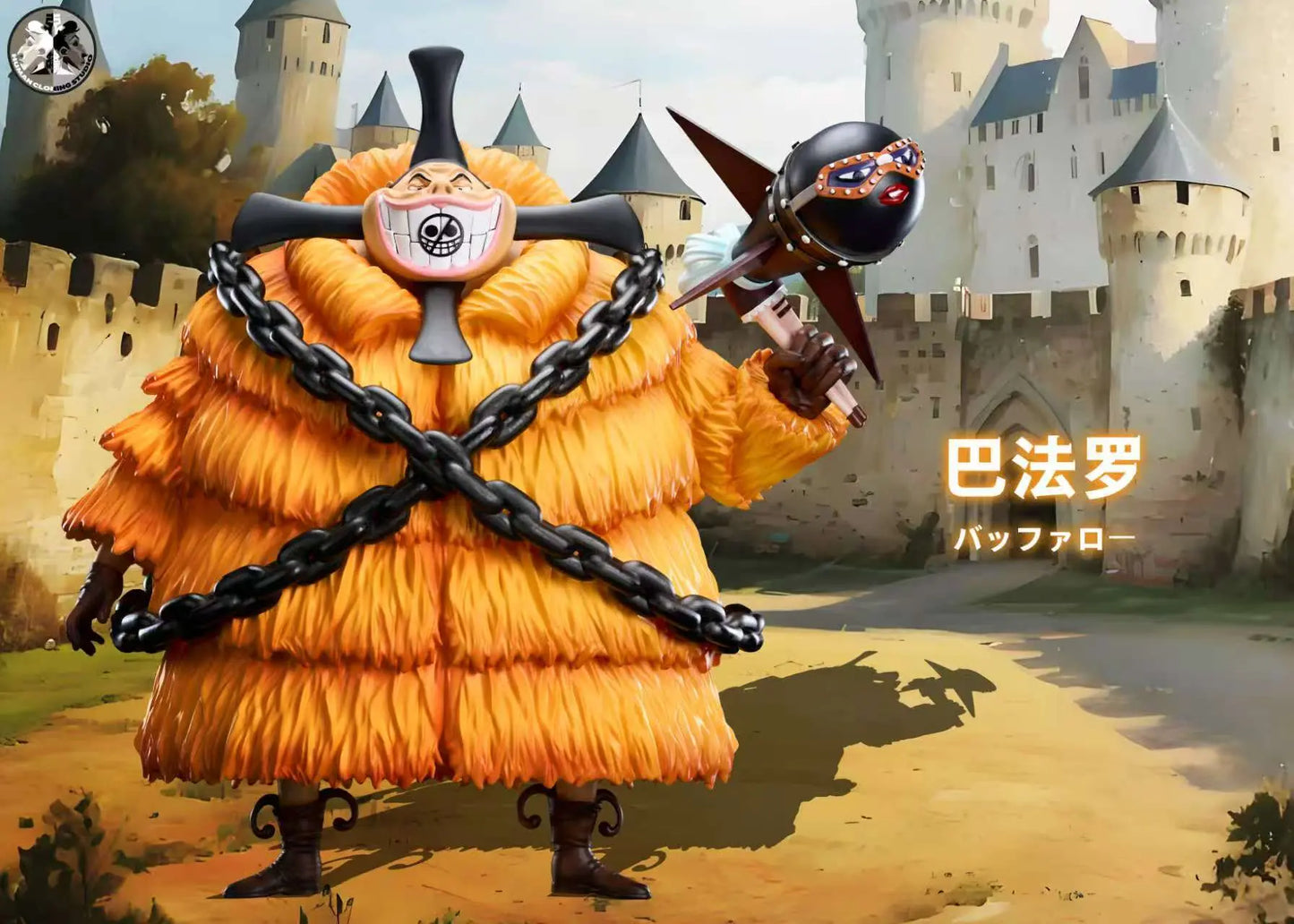 One Piece Clone Studio Buffalo Resin Statues
