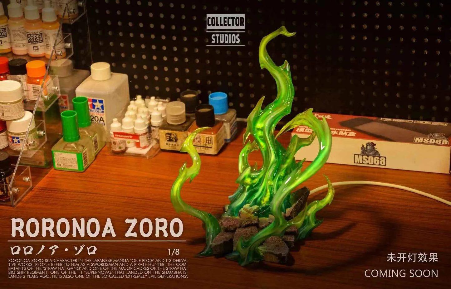 One Piece Collector Studio Roronoa Zoro Onigashima Ver. Resin Statue